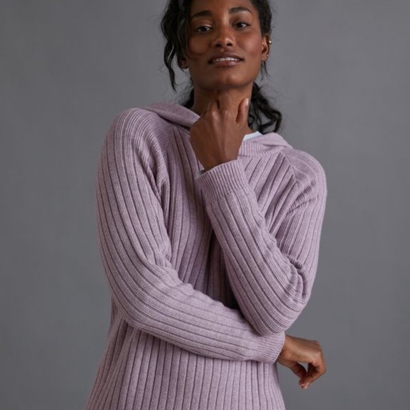 Anthropologie | HERA HOODED SWEATER DRESS | Sz XS - Picture 3 of 7